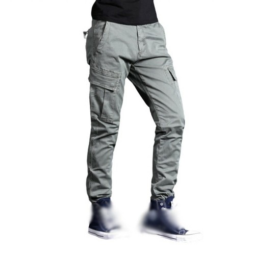 mens multi pocket trousers